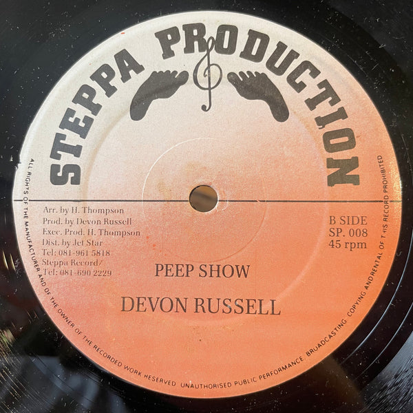 COLOUR MAN / DEVON RUSSELL [Run Him / Peep Show]