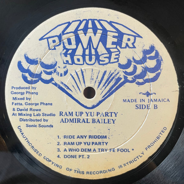 ADMIRAL BAILEY [Ram Up You Party]