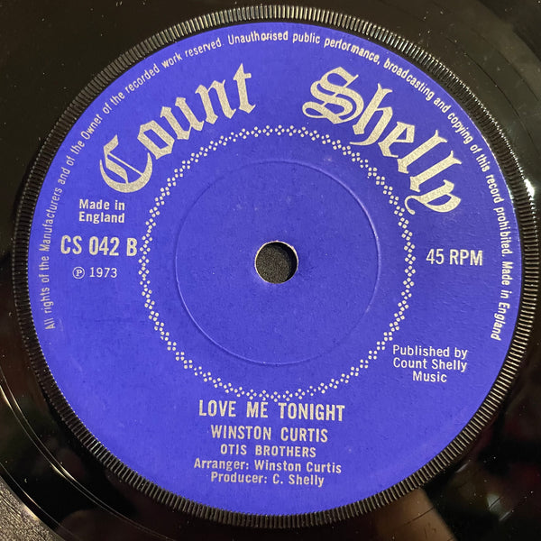 WINSTON CURTIS [Love Me Tonight / Never Get Away ]