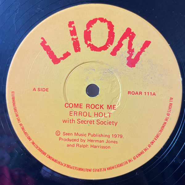 ERROL HOLT [Congo Dread / Come Rock Me]