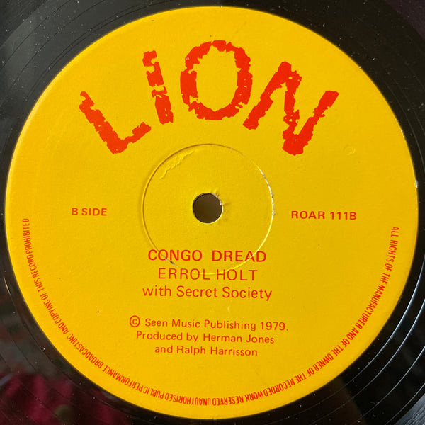 ERROL HOLT [Congo Dread / Come Rock Me]