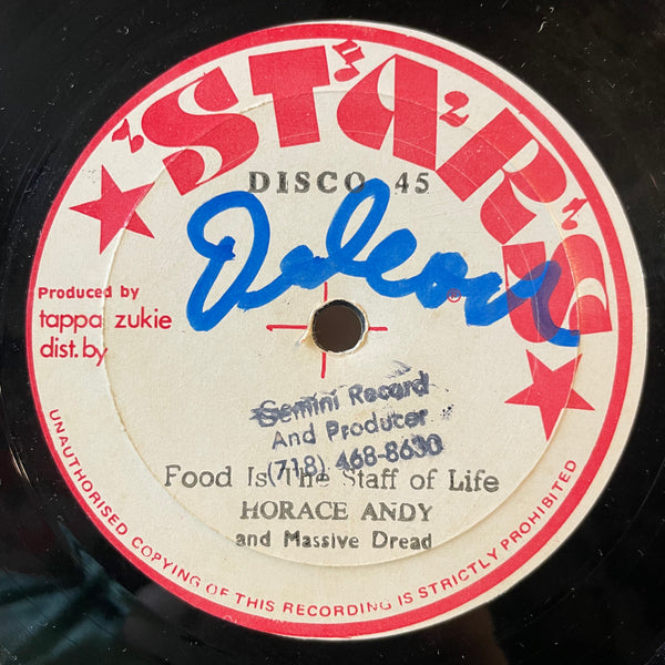 HORACE ANDY+ MASSIVE DREAD [Food Is The Staff Of Life]