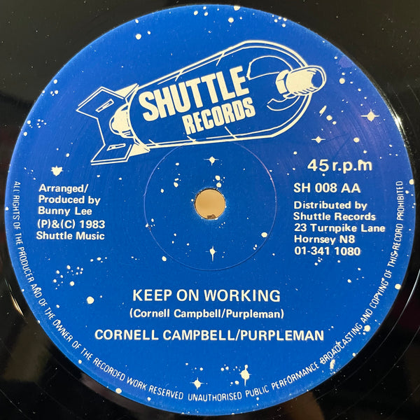 DON CARLOS & JOHN WAYNE / CORNELL CAMPBELL & PURPLE MAN [Money & Woman / Keep On Working]
