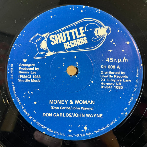 DON CARLOS & JOHN WAYNE / CORNELL CAMPBELL & PURPLE MAN [Money & Woman / Keep On Working]