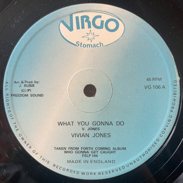 VIVIAN JONES / LOCKSLEY & J RUBIE [What You Gonna Do / Rub A Horn Style]