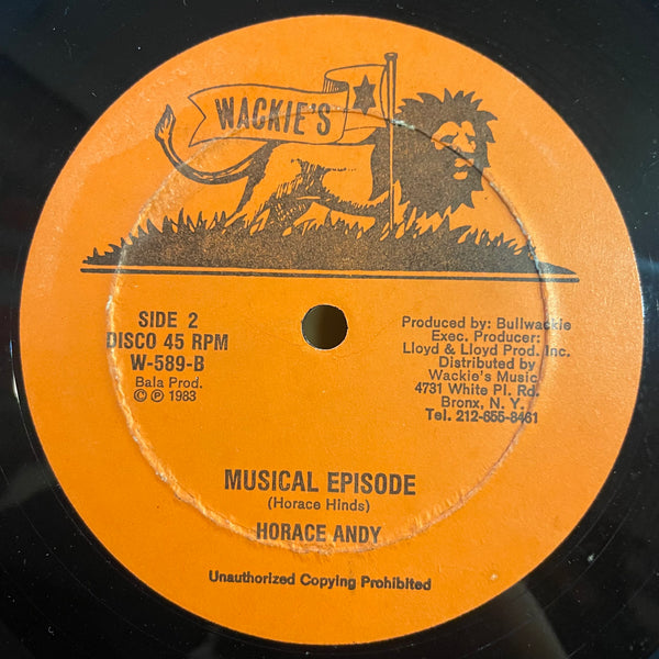 HORACE ANDY / SUGER MINOTT [Musical Episode / Wicked Ah Go Feel It]