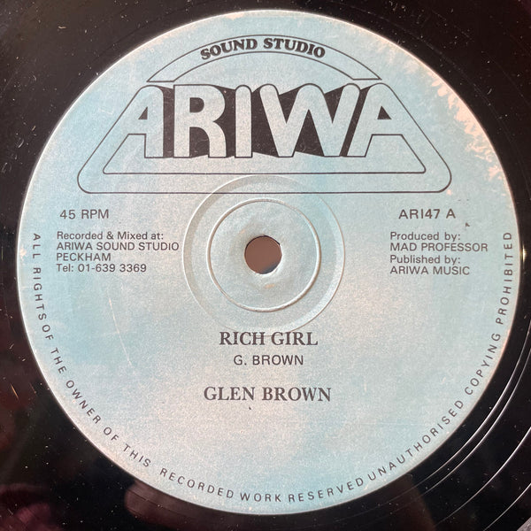 GLEN BROWN [Rich Girl]