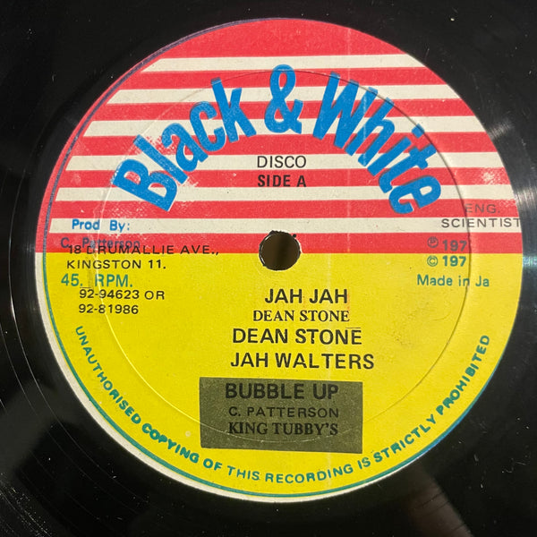 DEAN STONE + JAH WALTERS [Jah Jah]
