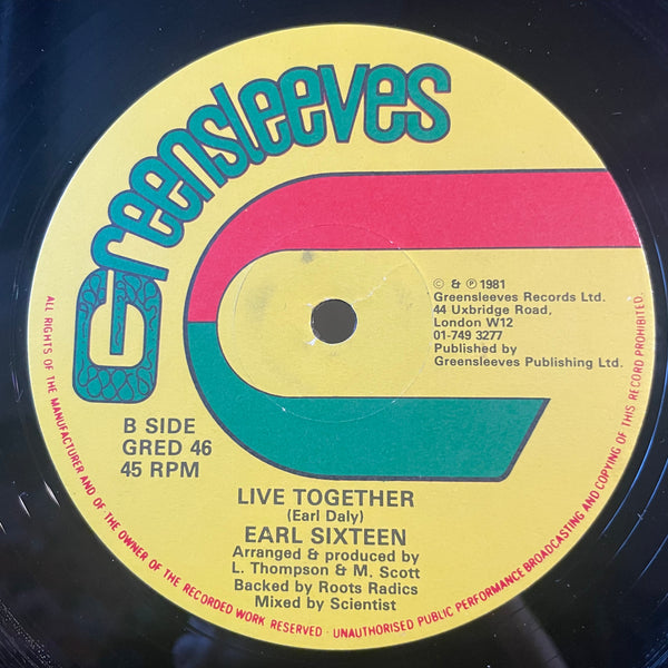 FREDDIE MCKAY / EARL SIXTEEN [Another Weekend / Live Together]