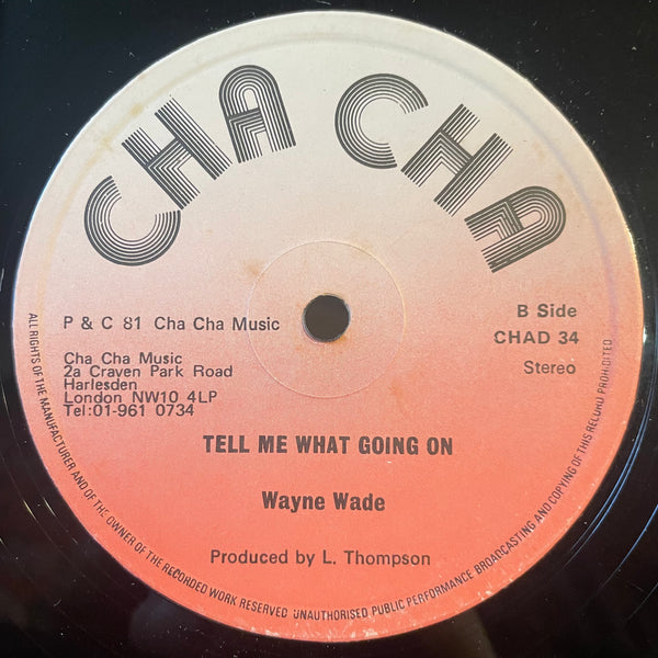 WAILING SOULS / WAYNE WADE  [Rude Boy Say Him Bad / Tell Me What Going On ]