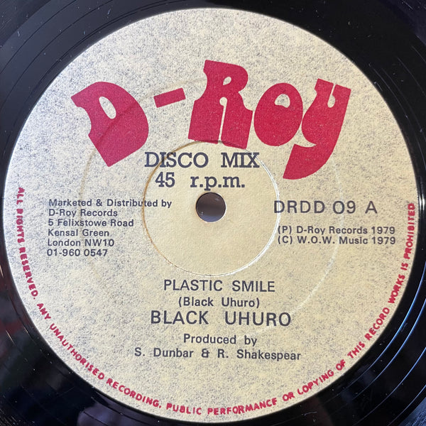 BLACK UHURU [Plastic Smile / Guess Who's Coming To Dinner]