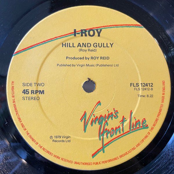 I ROY [Fire In A Wire / Hill & Gully]