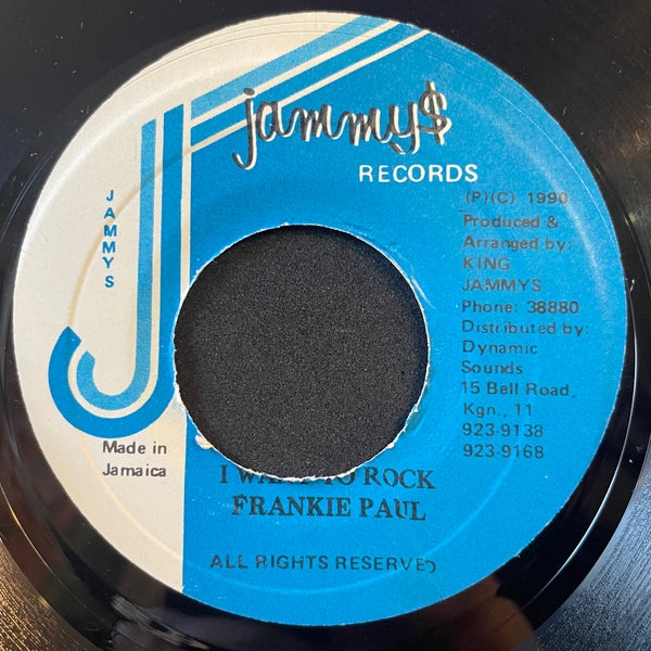 FRANKIE PAUL [I Want To Rock]