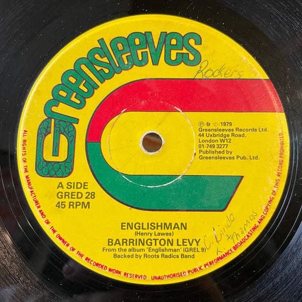 BARLINGTON LEVY [English Man]