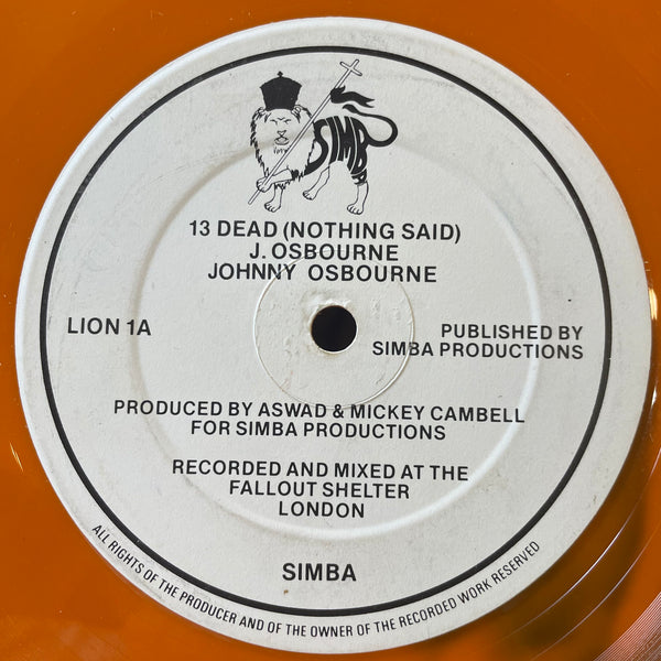 JOHNNY OSBOURNE [13 Dead (Nothing Said)]