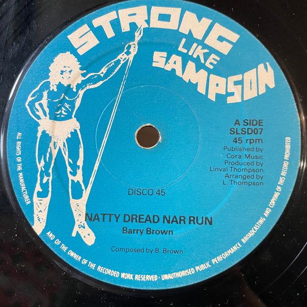 BARRY BROWN / ANTHONY JOHNSON [Natty Dread Nar Run / Life Is Not Easy]