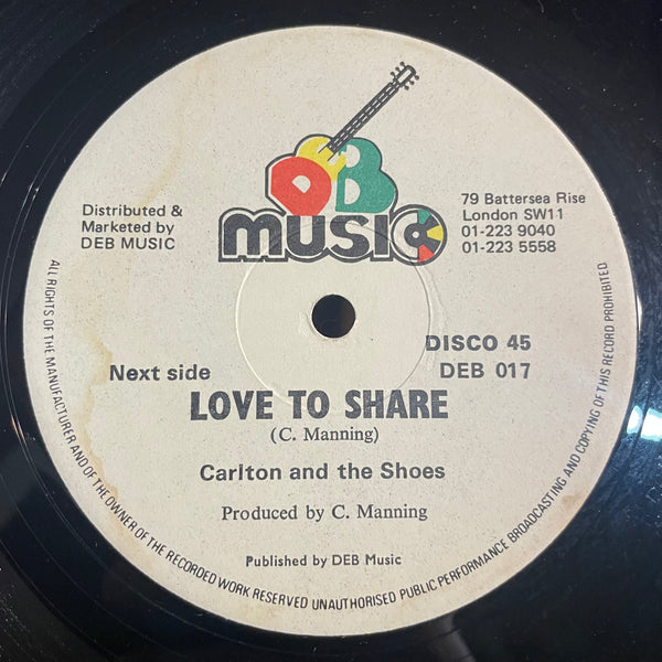 CARLTON & THE SHOES / THE HEPTONES [Love To Share / Love Has Many Faces]