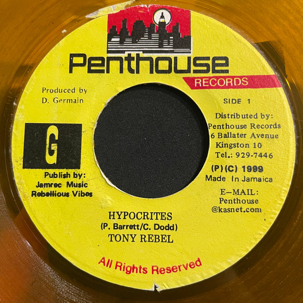 TONY REBEL [Hypocrites]