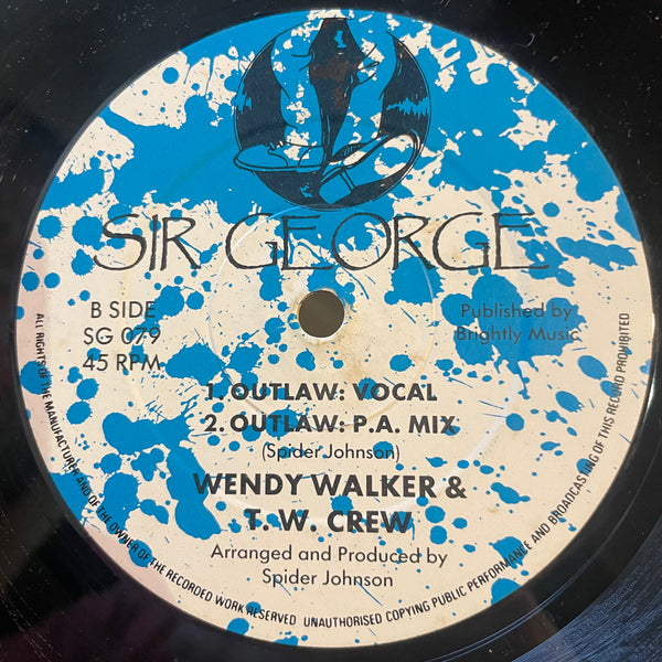 WENDY WALKER & T.W. CREW [Gone She Gone / Outlaw]