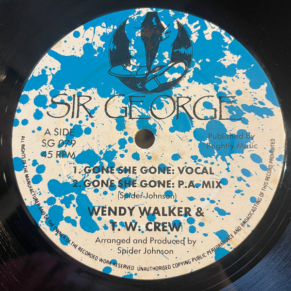 WENDY WALKER & T.W. CREW [Gone She Gone / Outlaw]