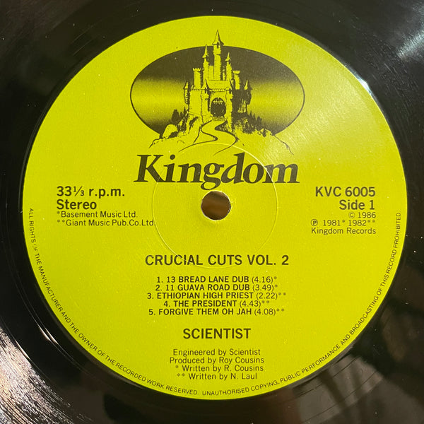 SCIENTIST [Crucial Cuts Vol.2]
