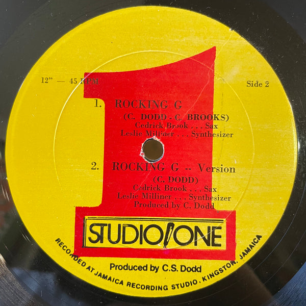 BRENTFORD ROCKER. JIVE. / LESLIE MILLINER. [Greedy G / Rocking G - Version]
