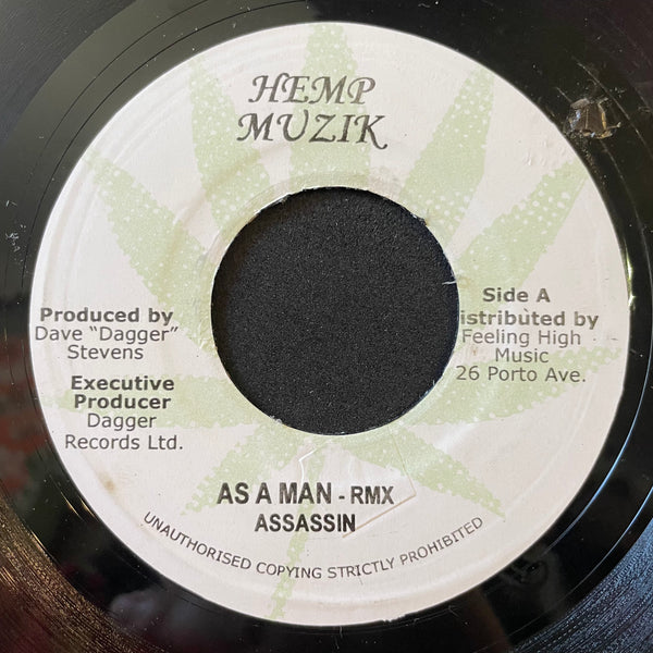 ASSASSIN / SIZZLA [As A Man Rmx / Nah Apologize]