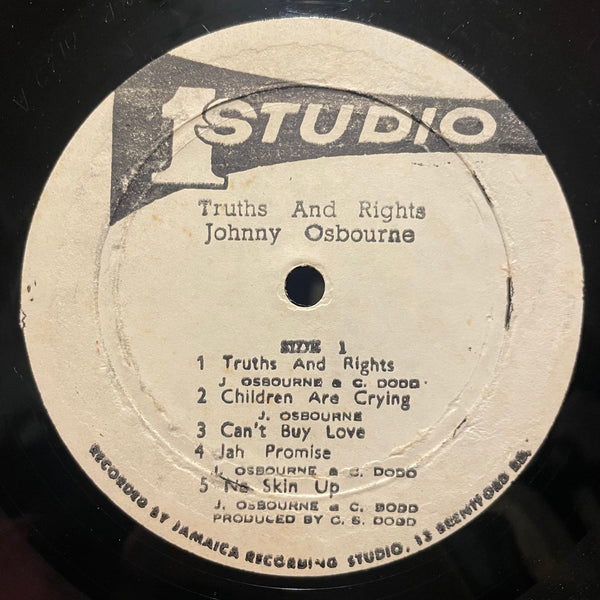 JOHNNY OSBOURNE [Truths And Rights]