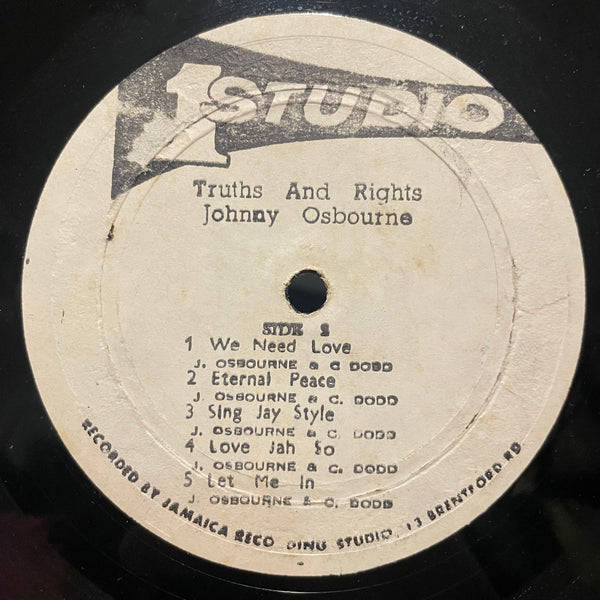 JOHNNY OSBOURNE [Truths And Rights]
