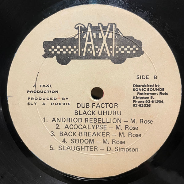 BLACK UHURU [The Dub Factor]