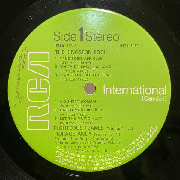 RIGHTEOUS FLAMES. HORACE ANDY [Kingston Rock]