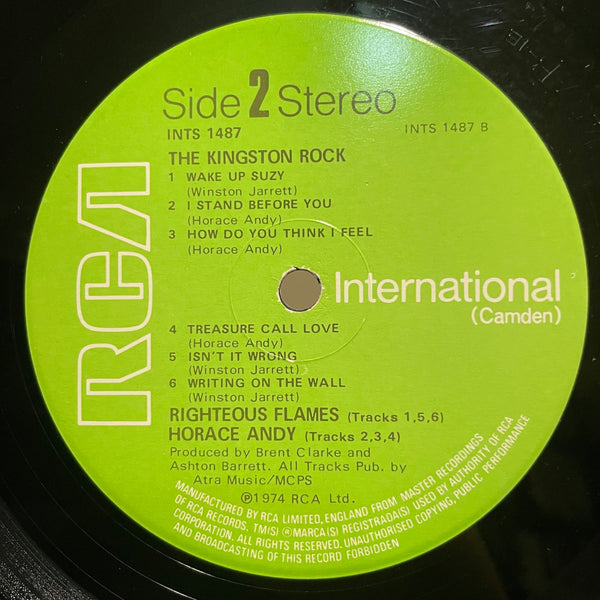 RIGHTEOUS FLAMES. HORACE ANDY [Kingston Rock]