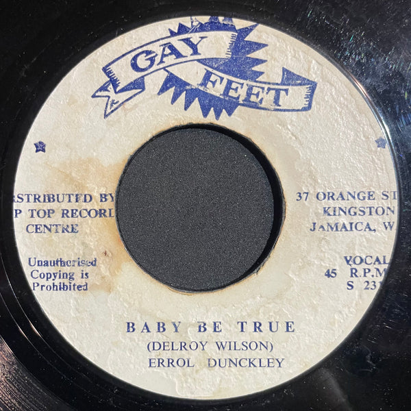 ERROL DUNKLEY  [Baby Be True / What's Your Mouse]