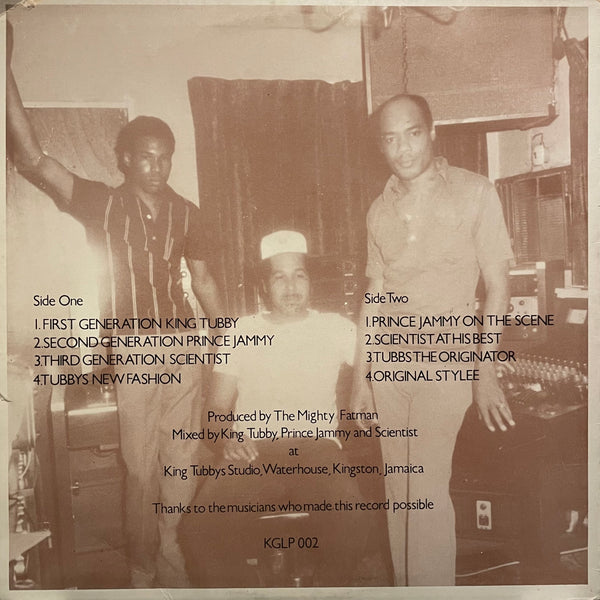 KING TUBBYS [First,Second And Third Generation Of Dub]