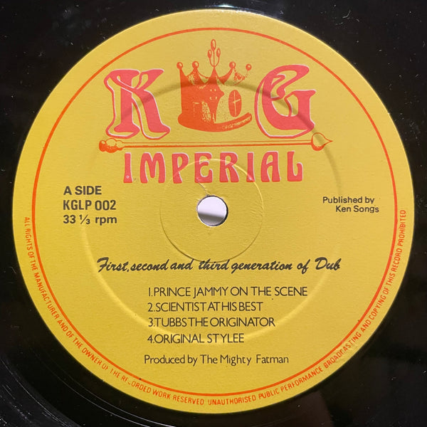 KING TUBBYS [First,Second And Third Generation Of Dub]