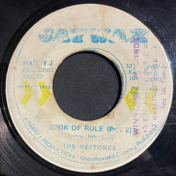 THE HEPTONES [Book Of Rules]