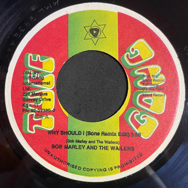BOB MARLEY & THE WAILERS [Why Should I (Bone Remix Edit) / Exodus (Kindread Spirit Edit)]