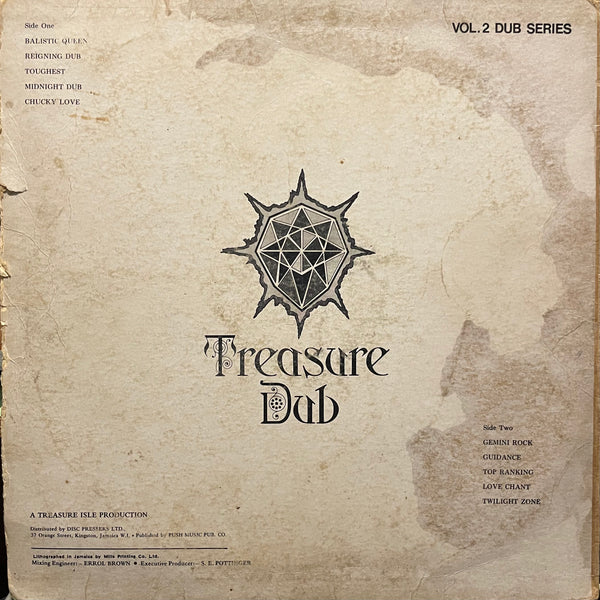 TREASURE DUB [Treasure Dub Vol 2]