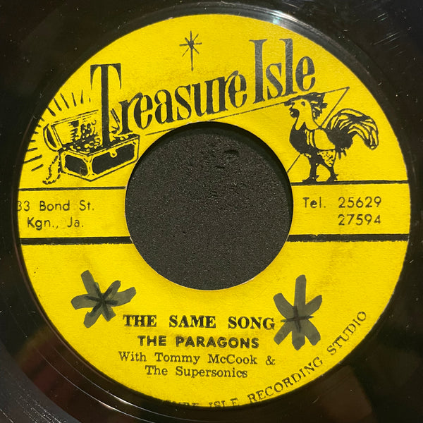 THE PARAGONS / TOMMY MCCOOK & THE SUPERSONICS  [The Same Song / Soul Serenade ]