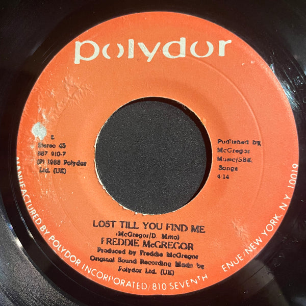 FREDDIE MCGREGOR [And So I Will Wait For You / Lost Till You Find Me]