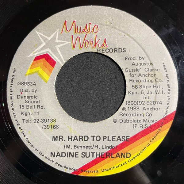 NADINE SUTHERLAND [Mr. Hard To Please]