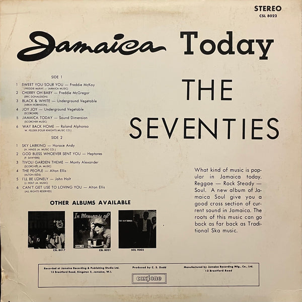 V.A [Jamaica Today The Seventies]