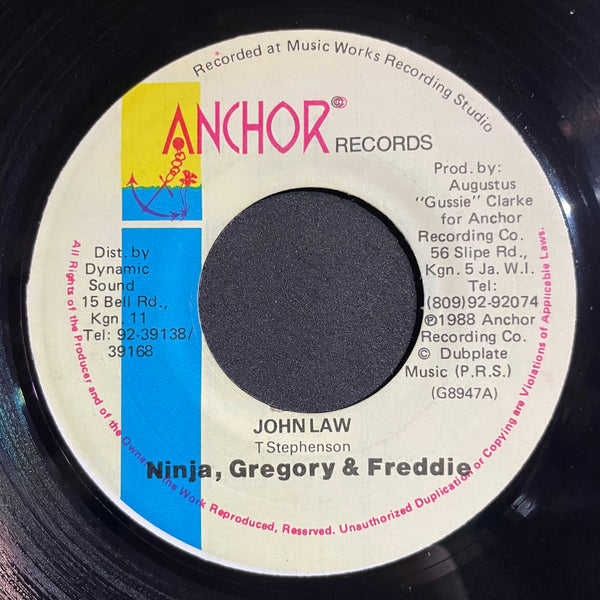 NINJA, GREGORY & FREDDIE [John Law]