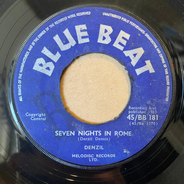 DENZIL [Seven Nights In Rome / Love Is For Fools]