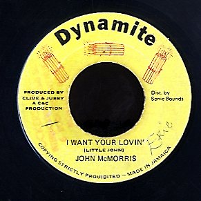 JOHN MCMORRIS [I Want Your Lovin']