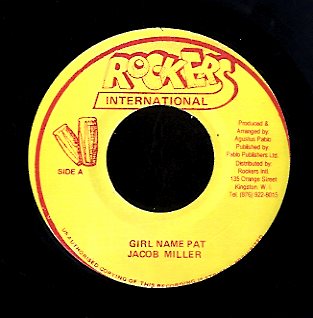 JACOB MILLER [Girl Name Pat]