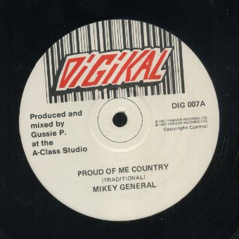MIKEY GENERAL [Proud Of Me Country / Girl Crazy]