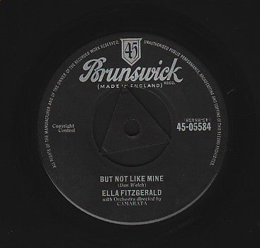 ELLA FITZGERALD [But Not Like Mine / You'll Never Know]