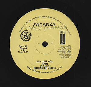 BRIGADIER JERRY [Jah Jah You Pain - Pain / Dub]