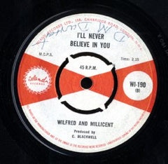 JACKIE EDWARDS [I'll Never Believe In You  / The Vow]